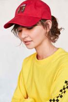 Urban Outfitters Vans Courtside Baseball Hat,red,one Size