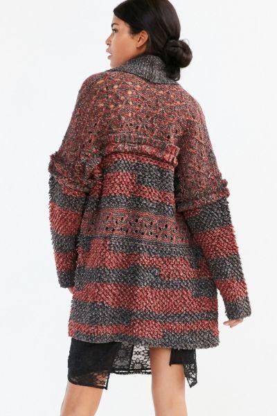 Urban Outfitters Ecote Fringe Open Cardigan