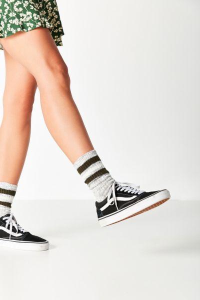 Urban Outfitters Marled Striped Crew Sock