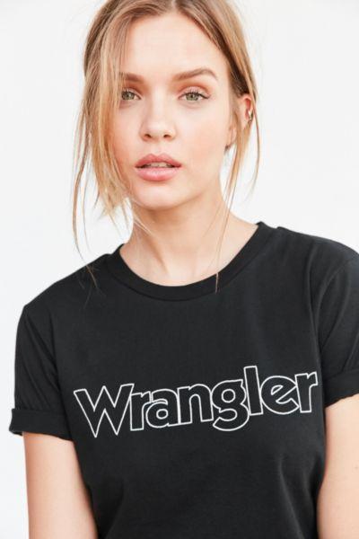 Urban Outfitters Wrangler Logo Tee
