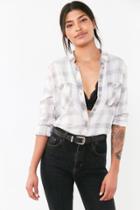 Bdg Nelly Plaid Button-down Shirt