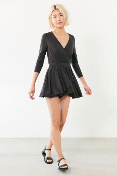 Silence + Noise Cass Cupro Skort Romper