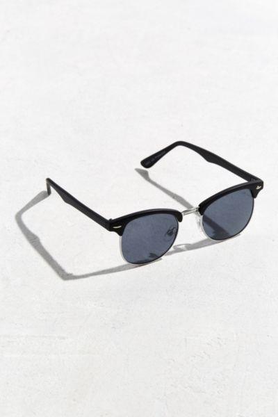 Urban Outfitters Classic Club Matte Half-frame Sunglasses