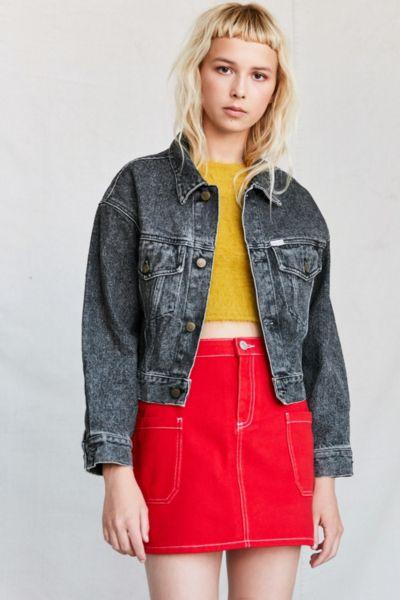 Urban Renewal Vintage Guess By Marciano '80s Black Denim Jacket