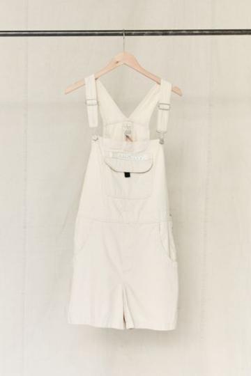 Urban Outfitters Vintage B.u.m. Equipment Taupe Overall Short