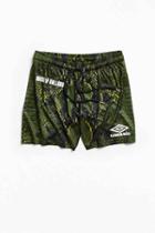Urban Outfitters Umbro X House Of Holland Snake Print Soccer Short,green,l