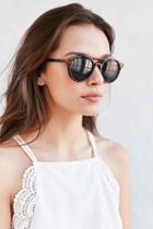 Urban Outfitters Moon Shade Plastic Aviator Sunglasses,brown,one Size