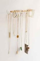 Urban Outfitters Minimal Hanging Jewelry Stand,white,one Size