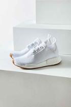 Urban Outfitters Adidas Nmd R1 Primeknit Sneaker,white,w 8/m 6.5