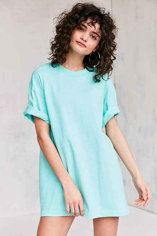 Urban Outfitters Silence + Noise All Day Oversized Tee,blue,l