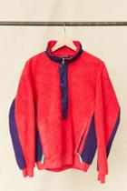 Urban Renewal Vintage Patagonia Pink + Purple Colorblock Fleece Pullover Jacket