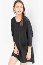 Urban Outfitters Silence + Noise Kaden Woven Cocoon Mini Dress,black,l