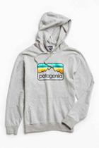 Urban Outfitters Patagonia Line Logo Hoodie Sweatshirt,grey,xl