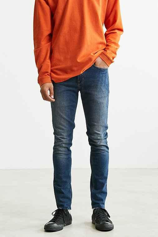 Urban Outfitters Bdg Havasu Dark Stonewash Cutoff Skinny Jean,vintage Denim Medium,31/32