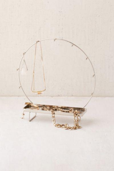 Urban Outfitters Etched Metal Jewelry Stand
