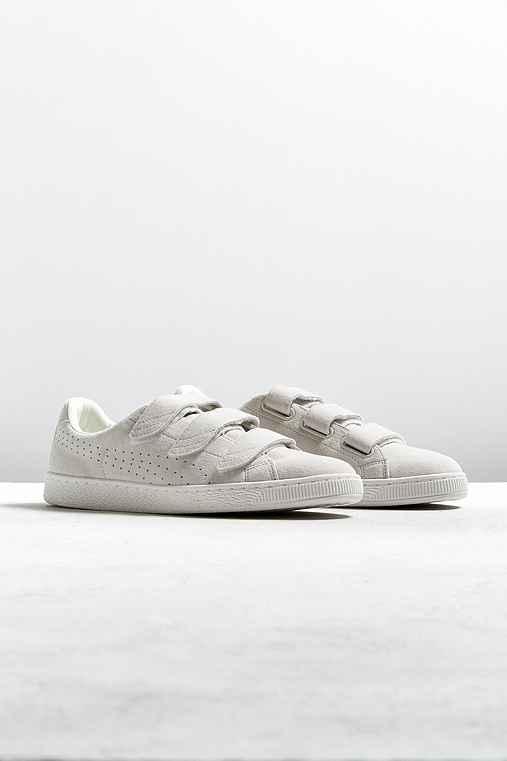 Urban Outfitters Puma Basket Strap Sneaker,grey,9