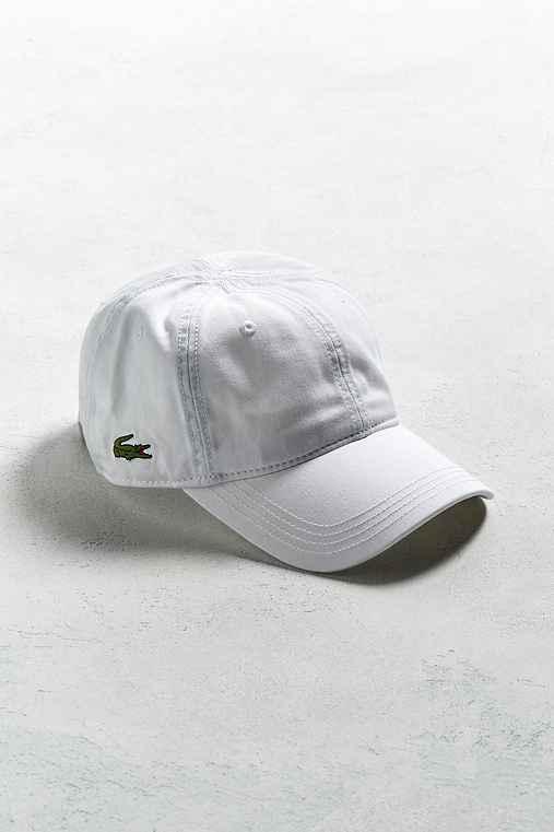 Urban Outfitters Lacoste Classic Croc Hat,white,one Size