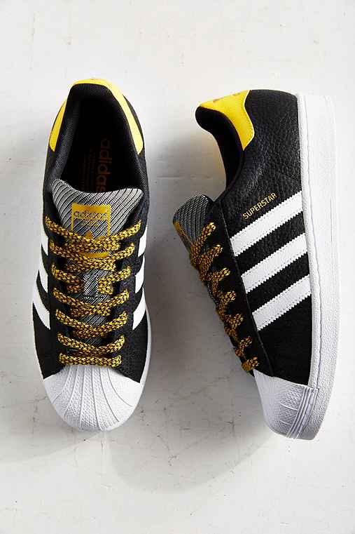 Urban Outfitters Adidas Superstar Varsity Jacket Pack Sneaker,black Multi,w 7/m 6