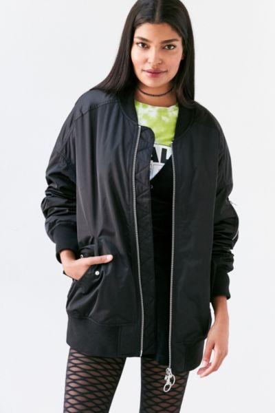 Urban Outfitters Silence + Noise Venice Oversized Bomber Jacket