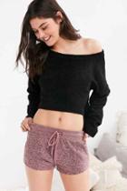 Urban Outfitters Out From Under Moon Pie Cozy Pullover Sweatshirt,black,l