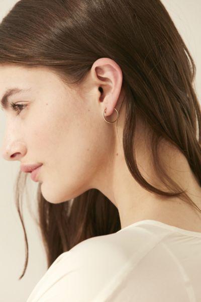 Urban Outfitters Seoul Little X Uo 18k Gold Large Hoop Earring