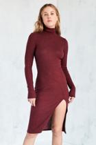 Urban Outfitters Silence + Noise Cozy Mock Neck Midi Dress