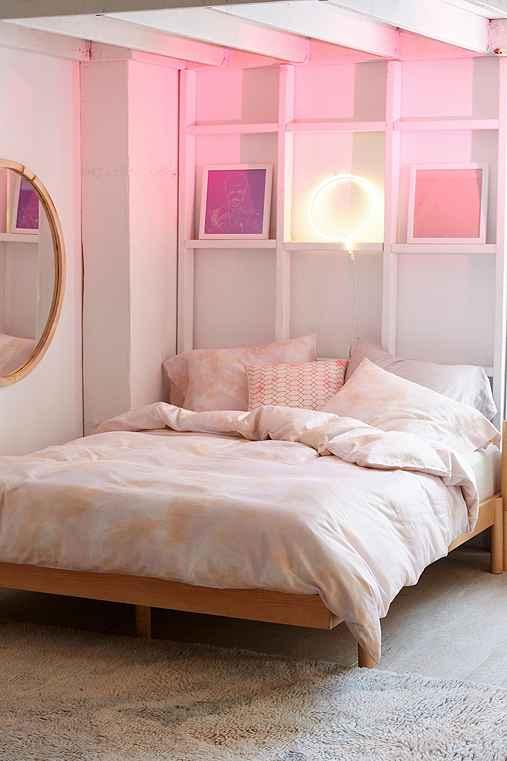 Urban Outfitters Subtle Tie-dye Duvet Cover,rose,full/queen