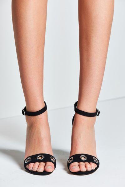 Urban Outfitters Thin Ankle Strap Grommet Heel
