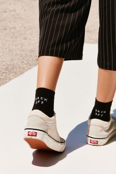 Out From Under Verbiage Ankle Sock