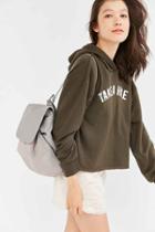 Urban Outfitters Clean Suede Backpack,grey,one Size