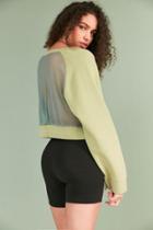 Urban Outfitters Silence + Noise Mesh-back Cropped Sweatshirt
