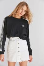 Adidas Originals 3 Stripe Cropped Sweatshirt