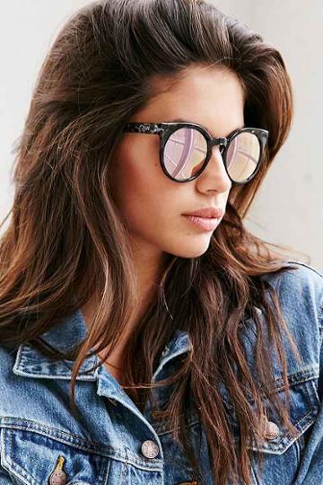 Urban Outfitters Quay Kosha Sunglasses,black Multi,one Size