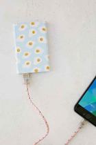Urban Outfitters Sunny Side Up Slim Portable Power Charger,blue,one Size