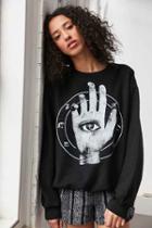 Urban Outfitters Magic Hand Crew-neck Sweatshirt,black,m