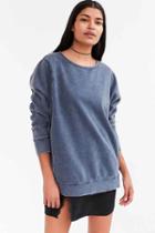 Urban Outfitters Silence + Noise Alexander Pullover Sweatshirt,blue,s