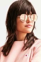 Urban Outfitters Round Metal Sunglasses,pink,one Size