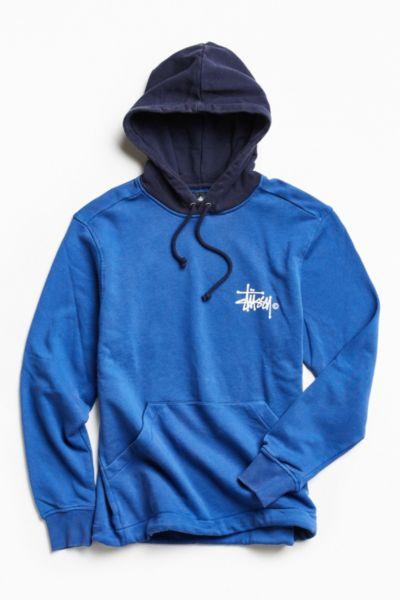Stussy Two-tone Hoodie Sweatshirt