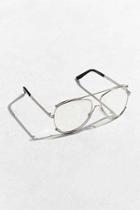 Urban Outfitters Roial Ramrod Readers,silver,one Size