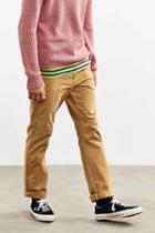 Urban Outfitters Dickies X Uo Slim Straight Washed Carpenter Pant,brown,30/32