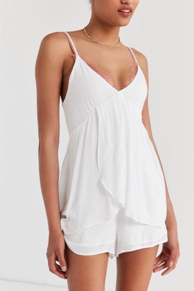 Kimchi Blue Surplice Overlay Romper