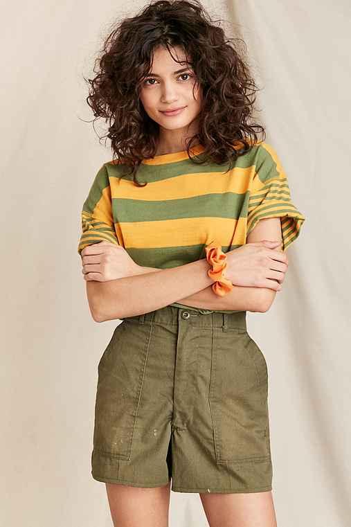 Urban Outfitters Urban Renewal Recycled Washed Green Surplus Short,green,l