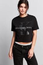 Calvin Klein For Uo Heavy Knit Cropped Tee