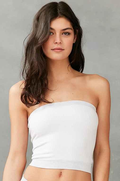 Urban Outfitters Out From Under Markie Seamless Tube Top,white,m/l