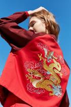 Silence + Noise Olympia Souvenir Coach Jacket