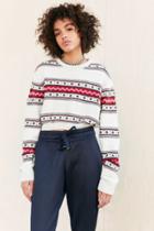 Urban Outfitters Urban Renewal Remade Cropped Fair Isle Sweater