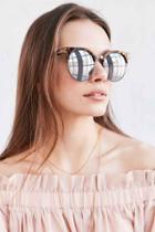 Urban Outfitters Quay Highly Strung Sunglasses,brown,one Size