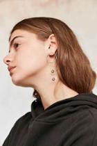 Urban Outfitters Jett Geo Drop Statement Earring,grey,one Size