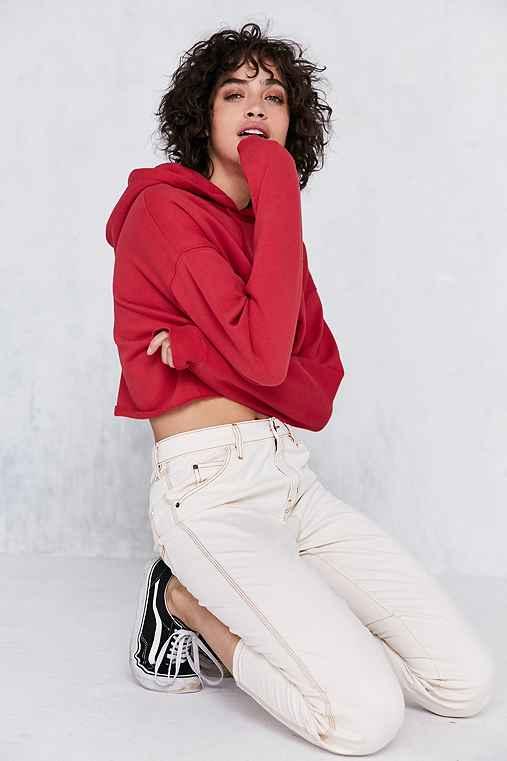 Urban Outfitters Bdg Girlfriend Utility High-rise Pant,white,31