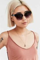 Urban Outfitters Carter Catmaster Sunglasses,black,one Size